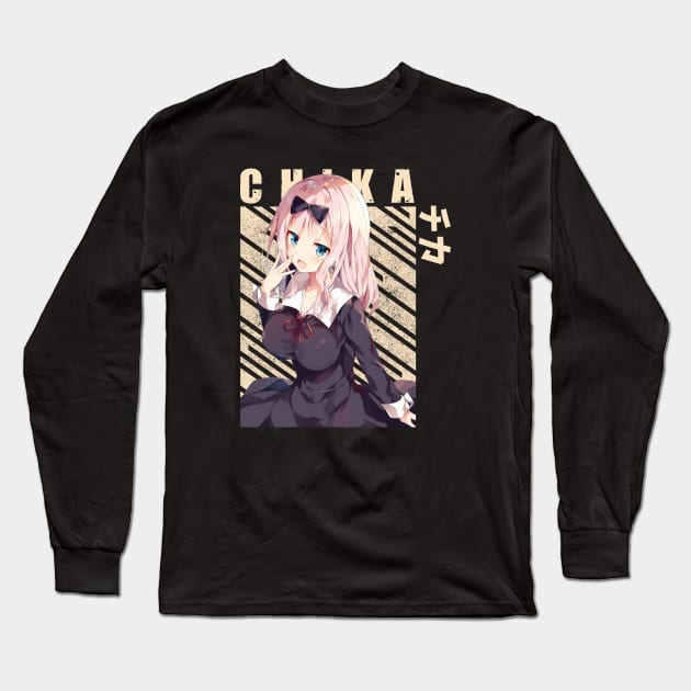 Chika Fujiwara Kaguya Sama Long Sleeve T-Shirt by Otaku Emporium